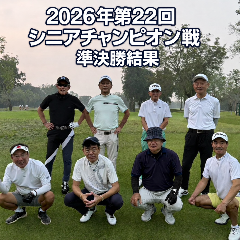＜準決勝結果＞2026年第22回シニアチャンピオン戦